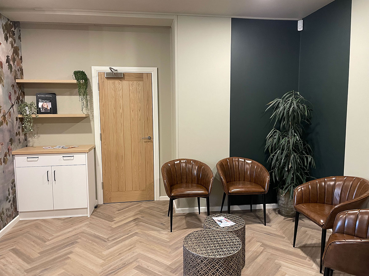 dentist-waiting-room Dental interior design by Gloss Interiors